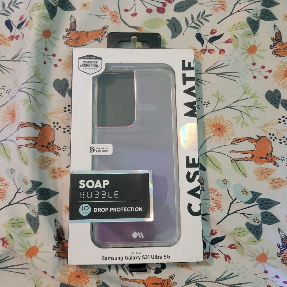 Samsung Purple Floral Case for Cell Phones